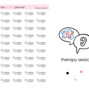 Therapy Session - set of 40 stickers perfect for any planner!