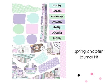 Spring Chapter - set of 25 stickers perfect for journalling