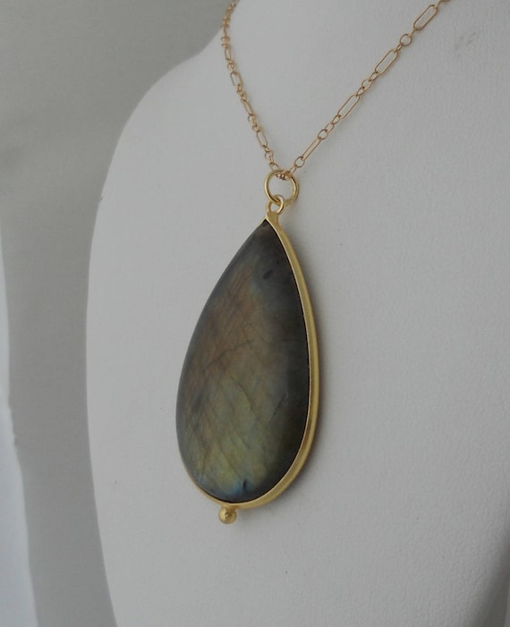 Fiery Labradorite Necklace