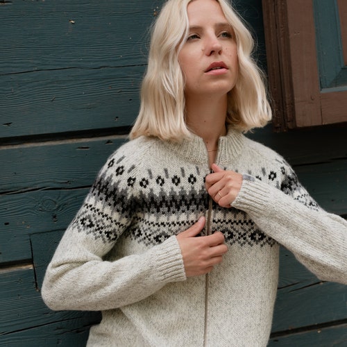 Norwegian Wool Sweater for Women 