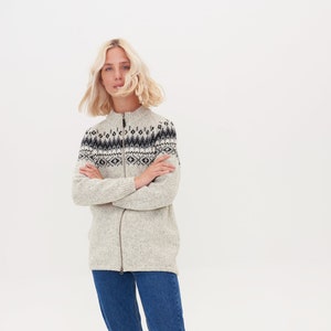 Norwegian Wool Sweater for Women Scandinavian Style Jumper - Etsy