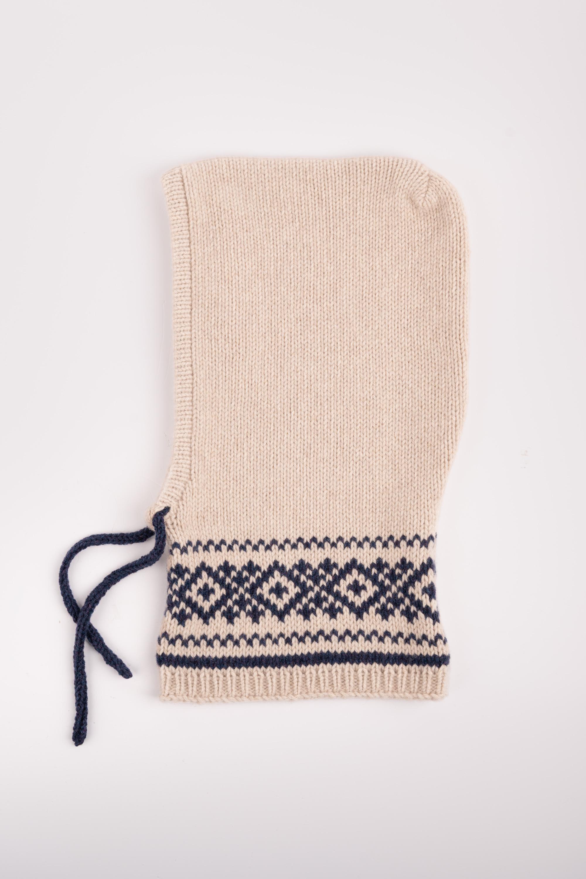 Balaclava Hooded Cowl, Boho Knitted Hood, Woolen Hood in