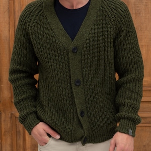 Knitted Vintage Sweater Natural Merino Wool Men's - Etsy