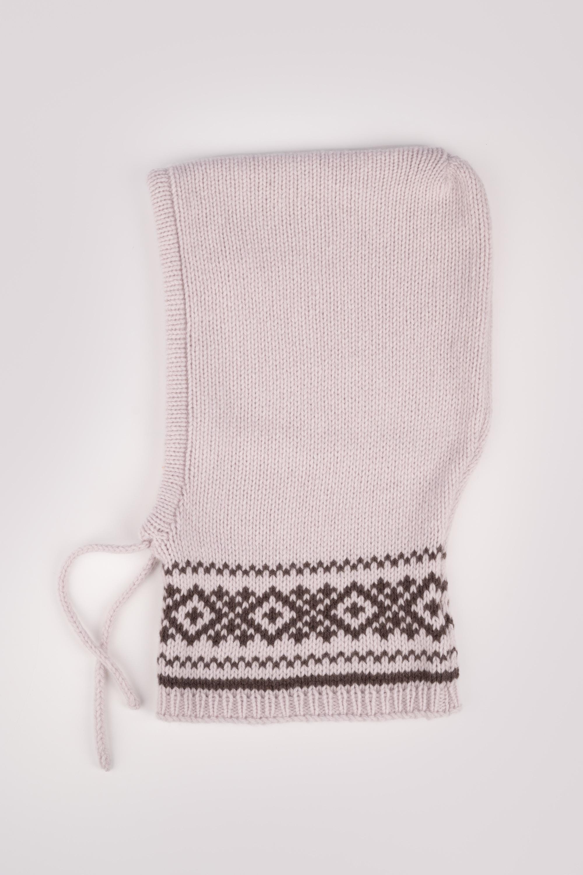Balaclava Hooded Cowl, Boho Knitted Hood, Woolen Hood in