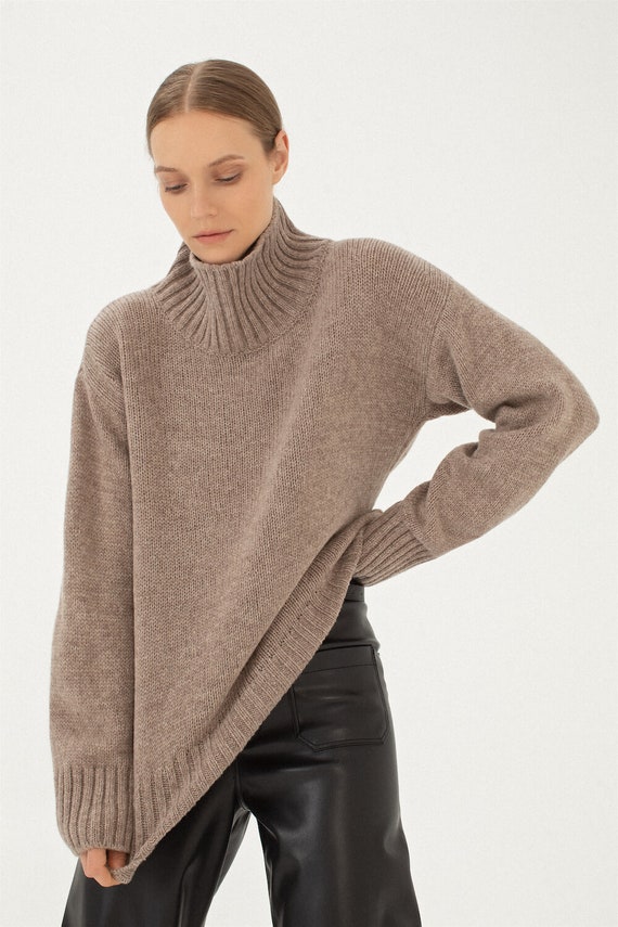 Threadbare Curve Threadbare Plus Chloe turtle neck sweater in olive -  ShopStyle