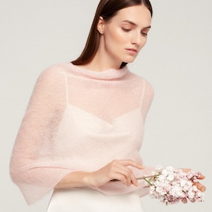 Luxurious Wedding Bridal Shrug, Wedding Bolero for Bride, Cover up Bridal Top, Wedding Sweater Cover Up, Women wedding shawl cape / EMMA image 2