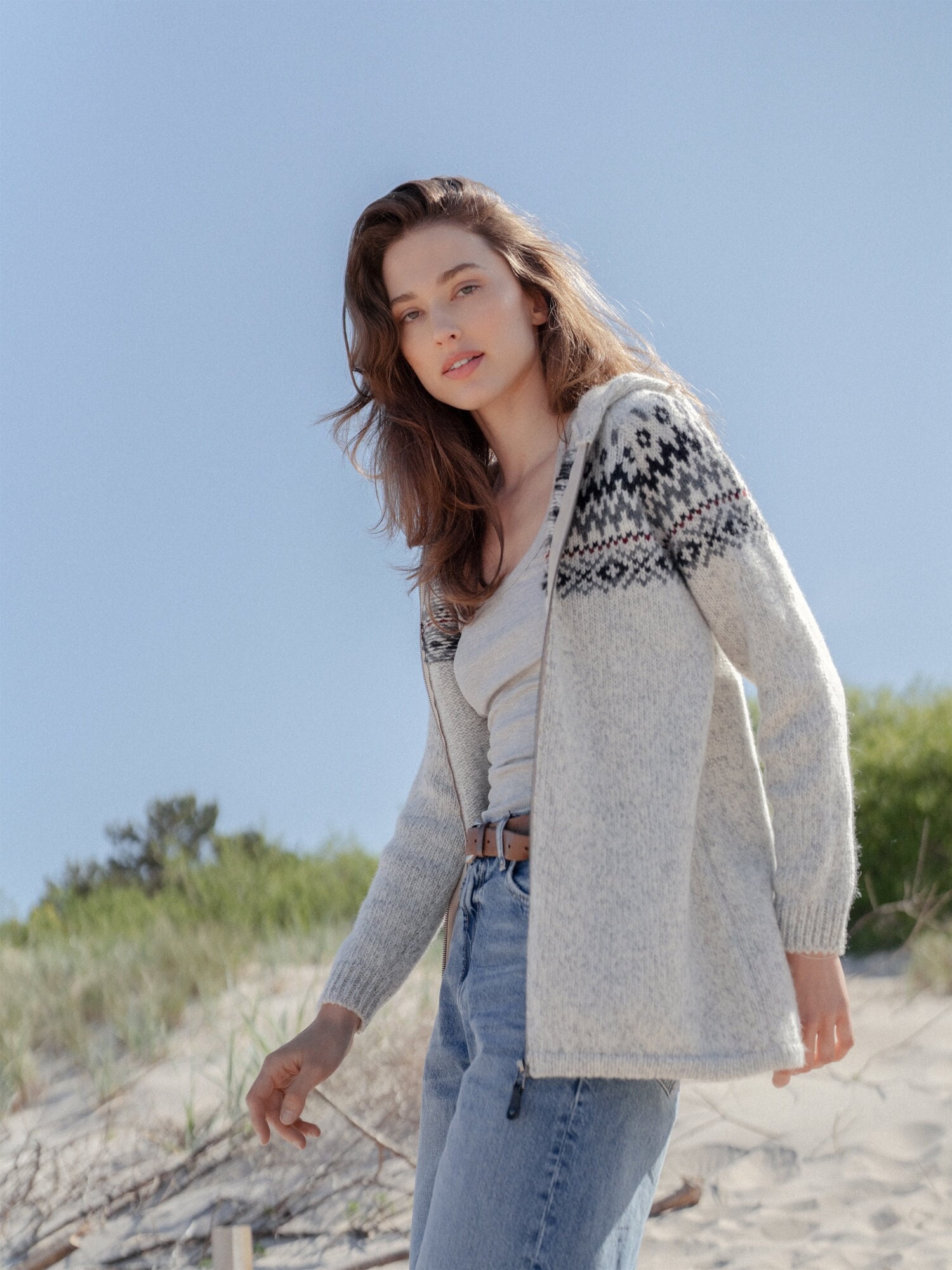 セールショップ CLANE / NORDIC WEST SHAPE CARDIGAN | www ...