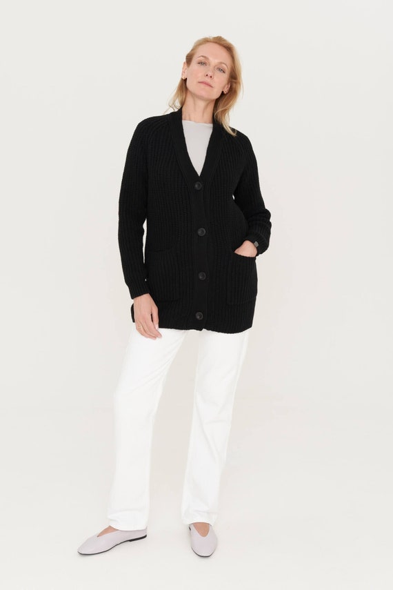 Blouson Cashmere Blend Cardigan