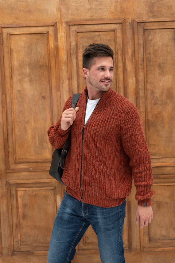 MERIWOOL - Suéter de lana merina para hombre