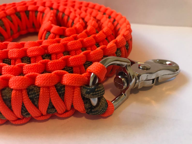 Custom King Cobra Weave Paracord Dog Leash Etsy