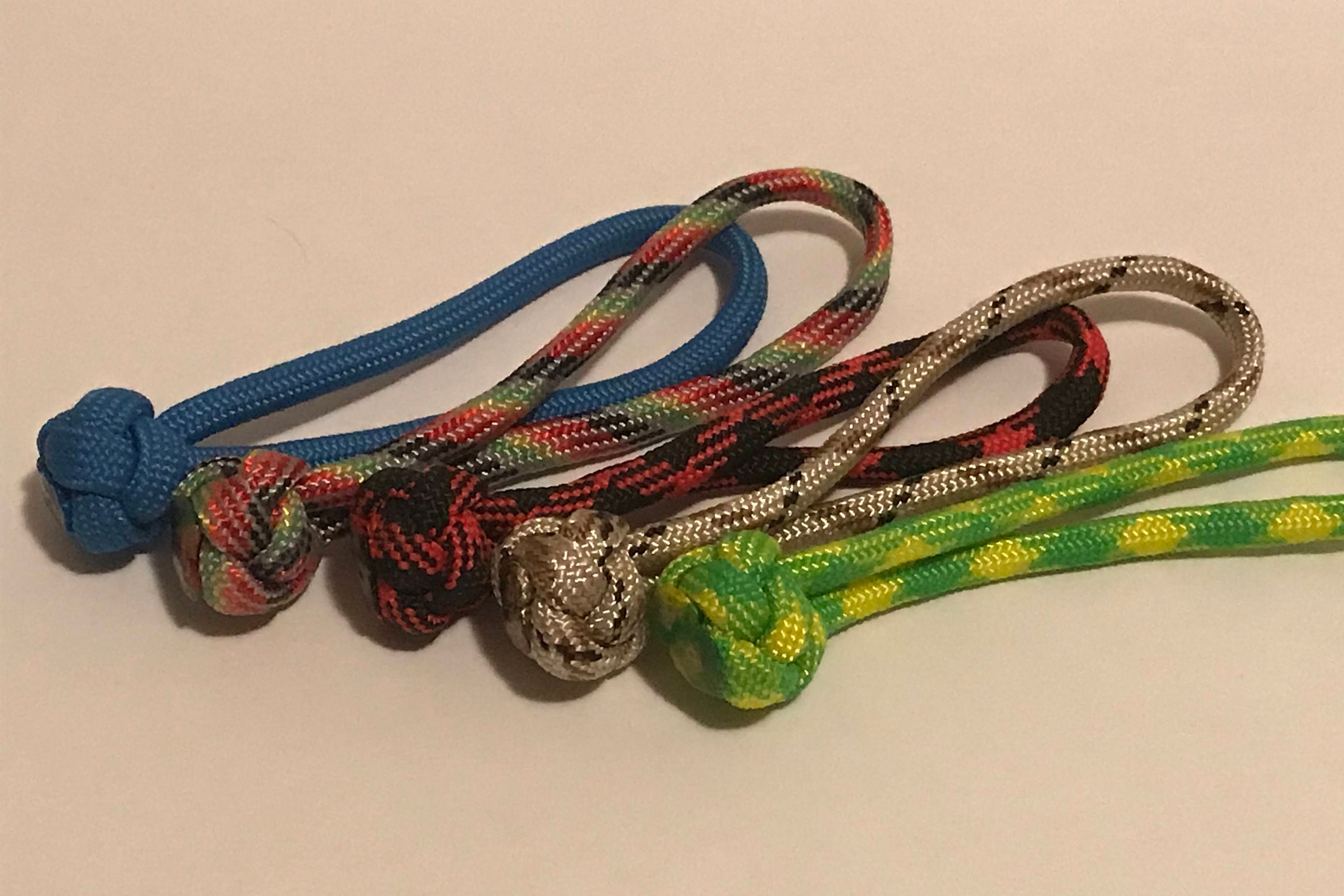 Custom Paracord Diamond Knot Zipper Pulls 5Pack Etsy
