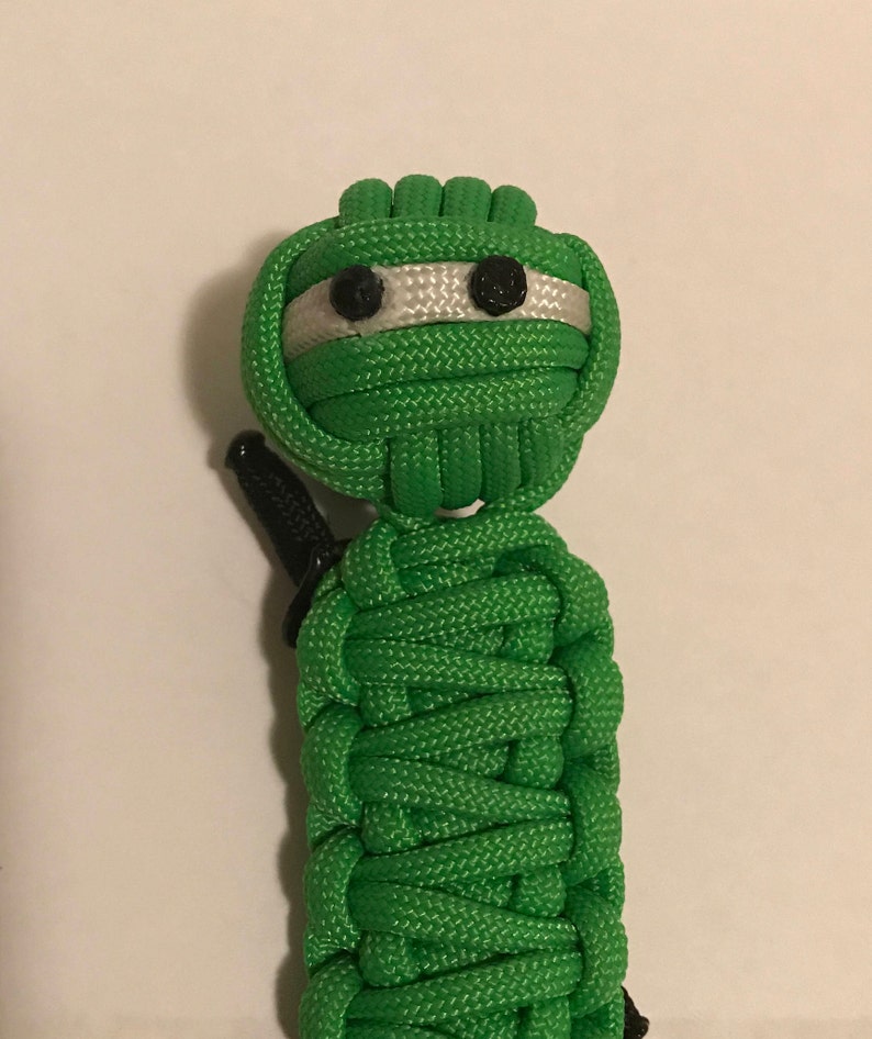 Custom Paracord Ninja Keychain Etsy