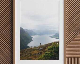 XL-Print: Norwegen-Reise, Blick auf den Romsdalsfjord bei Åndalsnes