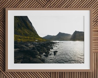 XL print: Norway trip, house on the Atlantic coast near Tungenes