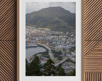 Stampa XL: viaggio in Norvegia, vista sul Nygårdsbroen a Bergen