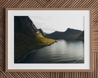 XL-Print: Norwegen-Reise, Haus an der Atlantikküste bei Tungenes