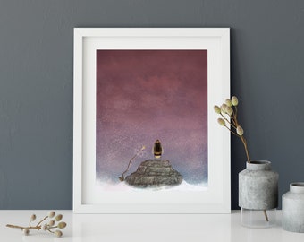 Kunst Biene, Biene Druck, Hummel Malerei, skurrile Geschenkidee, Dekoration, Kinderzimmer Dekor, Insekt Wandkunst, Einweihungsgeschenk, Natur, Wildtiere