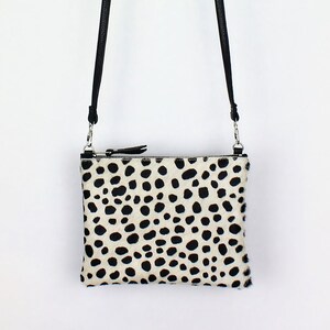 dalmation print bag