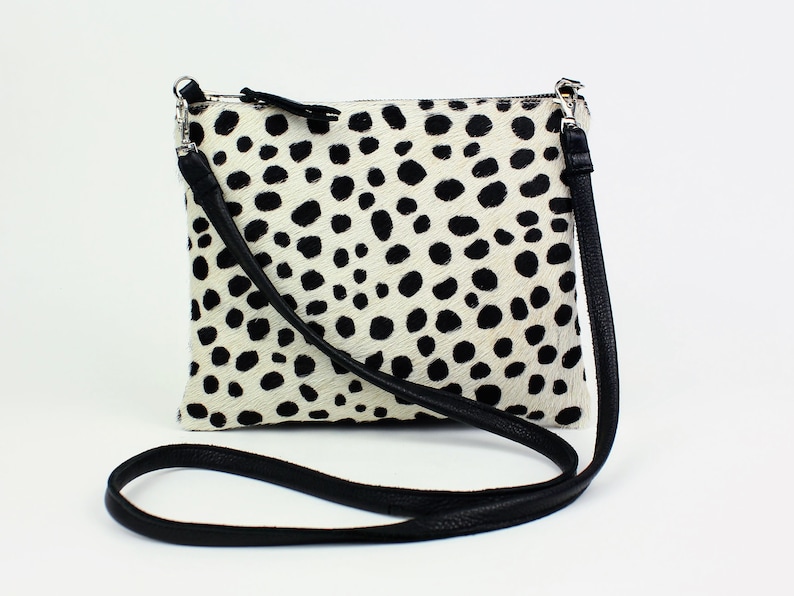 dalmation print bag