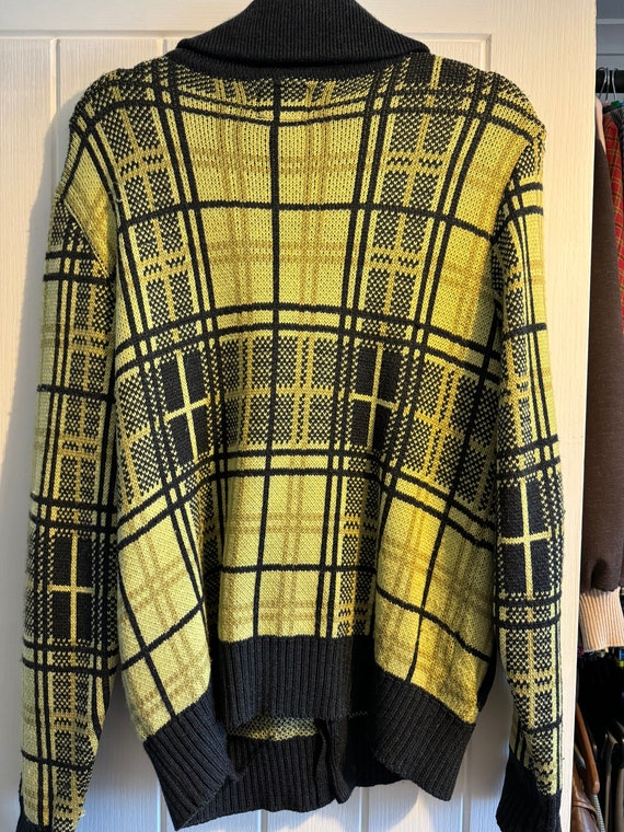 Pendleton Opening Ceremony Yellow Patterned Cardi… - image 6