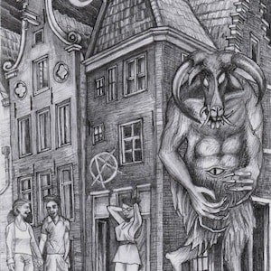 Luz roja de Ámsterdam (7 cartas de artistas)
