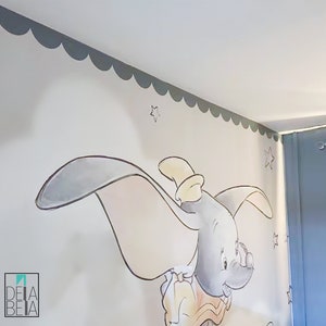 Scallops Wall Stickers Rainbow Colours Cover 3 Meters Baby Room Girl Boys Kids Bedroom Great With Confettis Nursery Playroom Decoration UK