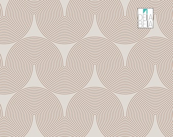 Minimalist Decor Vinyl Wrap for Furniture, Arches, Japandi, Boho, Kitchen Cabinets, Retro Decor, Fridge Wrap, Vinyl Wrapping,