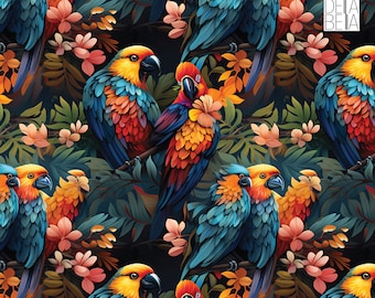 Birds Maximalist Upcycling, Decor Vinyl Wrapping for Furniture Watercolour Flower Backsplash Cabinets Tiles Self Adhesive Sticky Back Peel