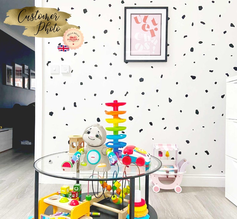 Dalmatian Wall Stickers 320x Dots Polka Dot Wall Decals Hand Etsy