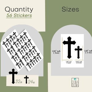 Cross Stickers Christian, Grave Markers, Wedding Decoration, Easter ...