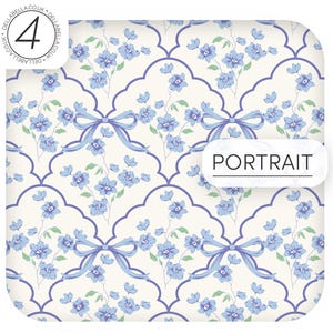 Vintage Bows Vinyl Wrap | Peel & Stick Self Adhesive | Kitchen Worktop Wrap, Furniture Wrap, Cupboard Wrap | French Flowers Retro Decor