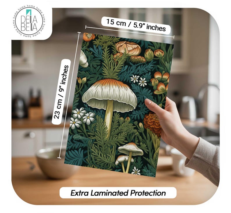 Meubelfolie van vinyl - Zelfklevende folie voor keukenkastjes, lades, planken en doe-het-zelf huisdecoratie (botanisch patroon) afbeelding 6