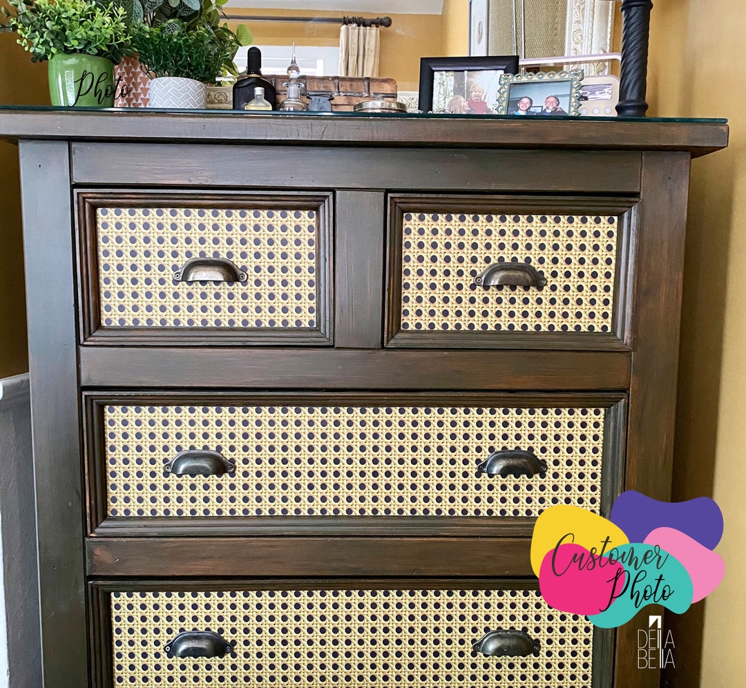 Rattan Vinyl Wrapping for Furniture Self Adhesive Film Decal Etsy