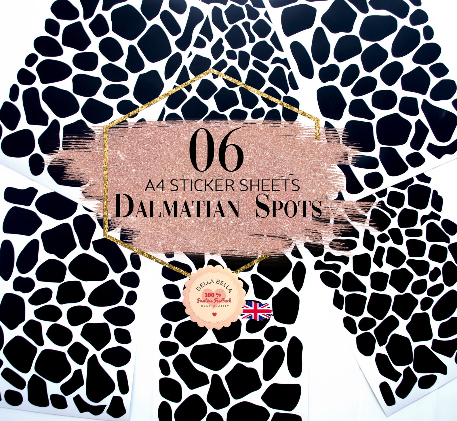 Dalmatian Wall Sticker 320x Stickers Dot Spot Wall Stickers Etsy UK
