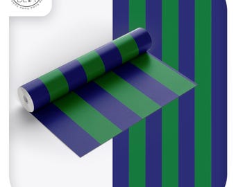 Monochrome Stripe 80's Peel and Stick Self Adhesive Stripes Vinyl Wrap  for Furniture Wardrobe Kitchen CabinetsTiles Bedroom Easy Upcycling