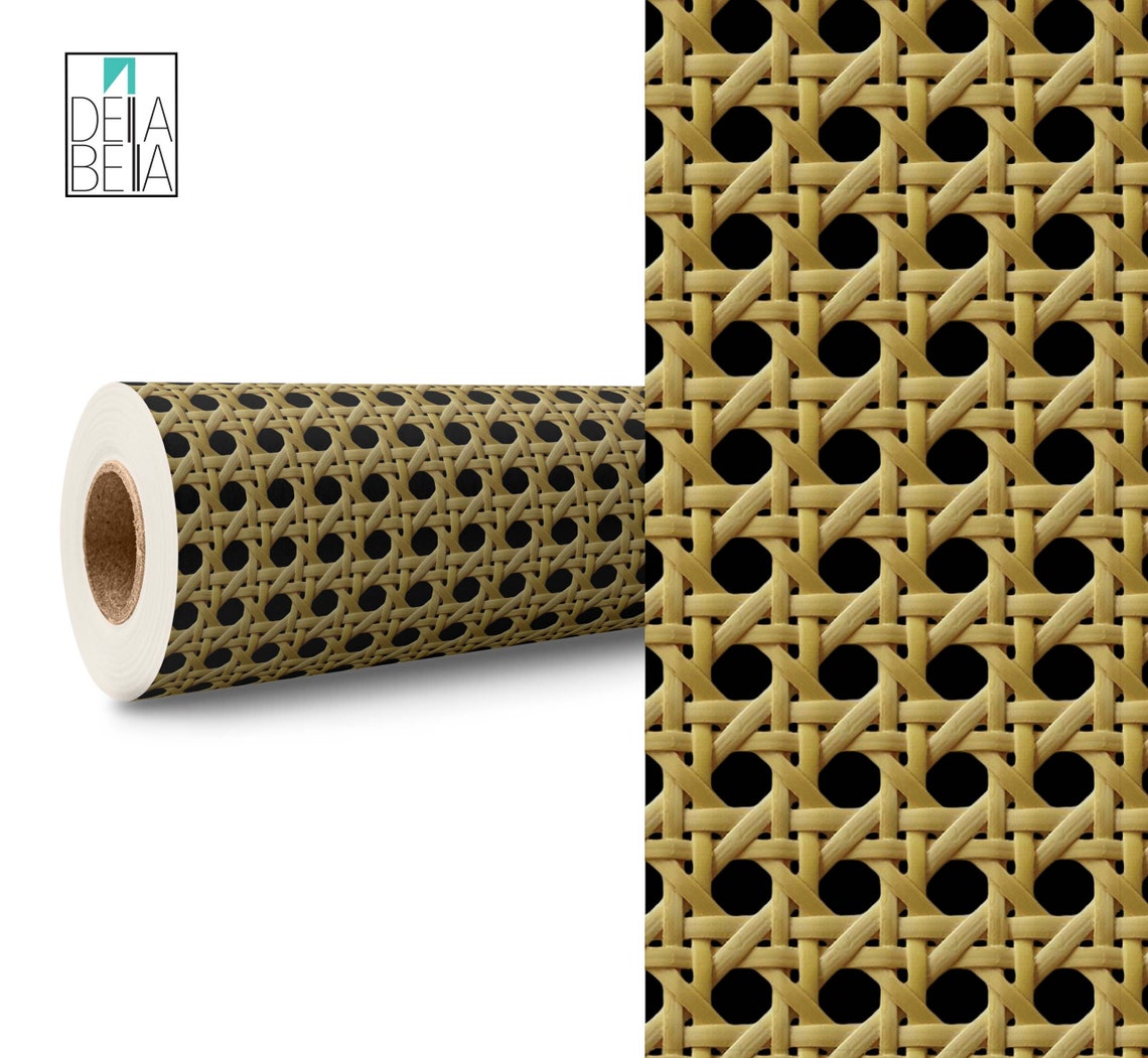 Rattan Vinyl Wrapping for Furniture Self Adhesive Film Decal Etsy
