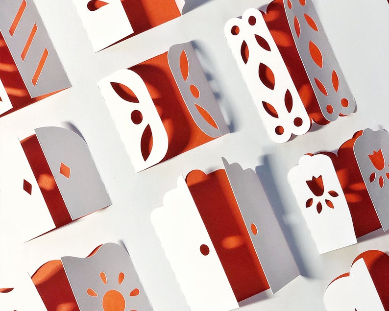 Download Advent calendar windows cut file svg dxf png eps for | Etsy