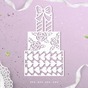 Presenta stack archivo de corte digital (svg, dxf, png, eps) para Silhouette Cameo, Cricut, artesanías de papel, proyectos de scrapbooking, fabricación de tarjetas, plantilla