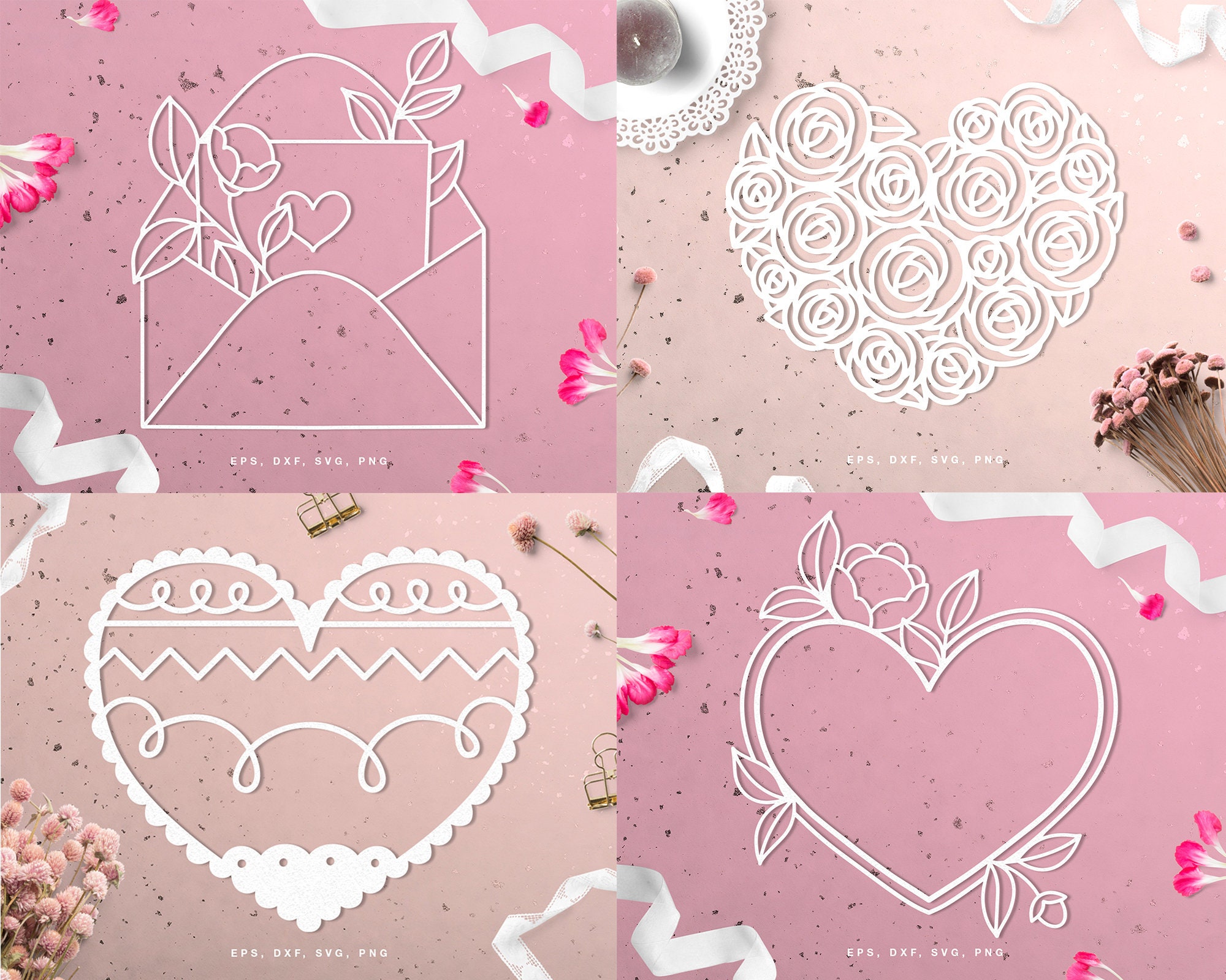 Cut File LOVE BUNDLE (svg Dxf Png Eps) Silhouette Cameo Cricut ...