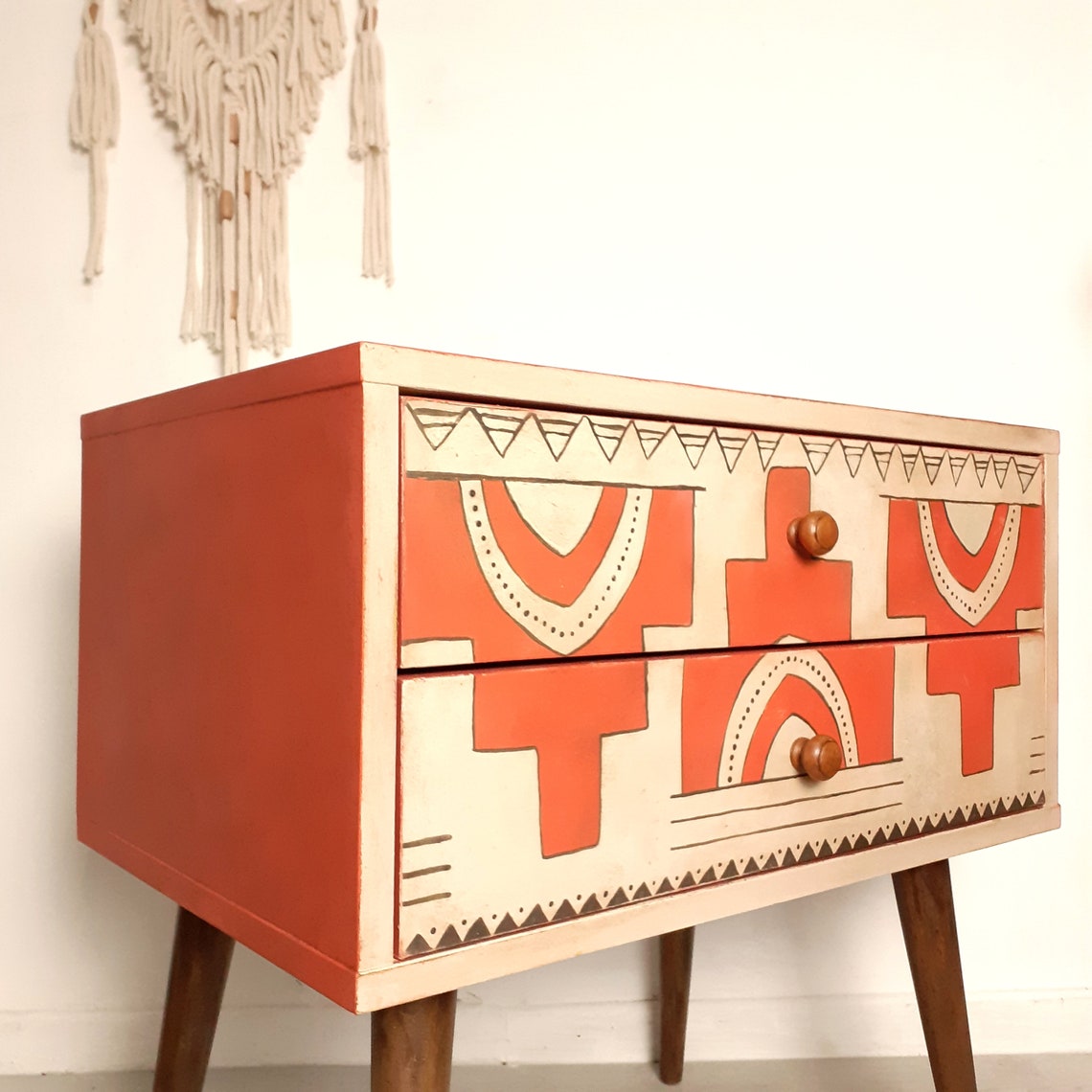 Ethnic Boho Boho Drawers/ Patterned furniture / Etsy