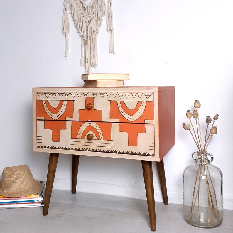 Ethnic Boho Boho Drawers/ Patterned Furniture / Etsy UK