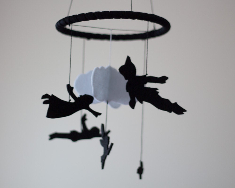 Peter Pan Baby Mobile Peter Pan Nursery Mobile Peter Pan Etsy