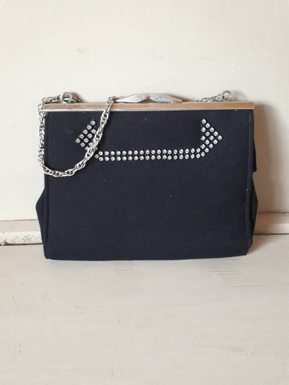 diamante evening bag