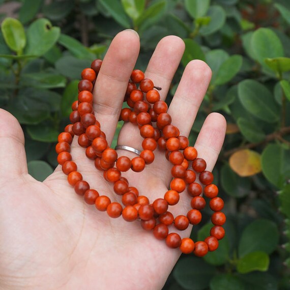 Beads Indonesian Wood Mala Beads 10-12mm
