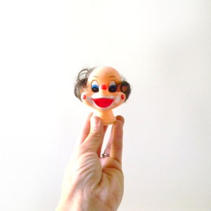 Vintage Plastic Clown Doll Heads / Price per head