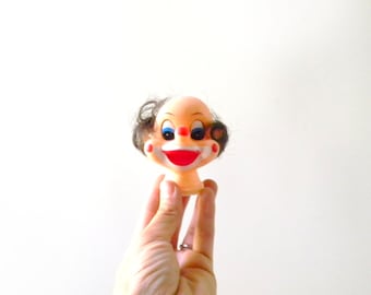 Vintage Plastic Clown Doll Heads / Price per head