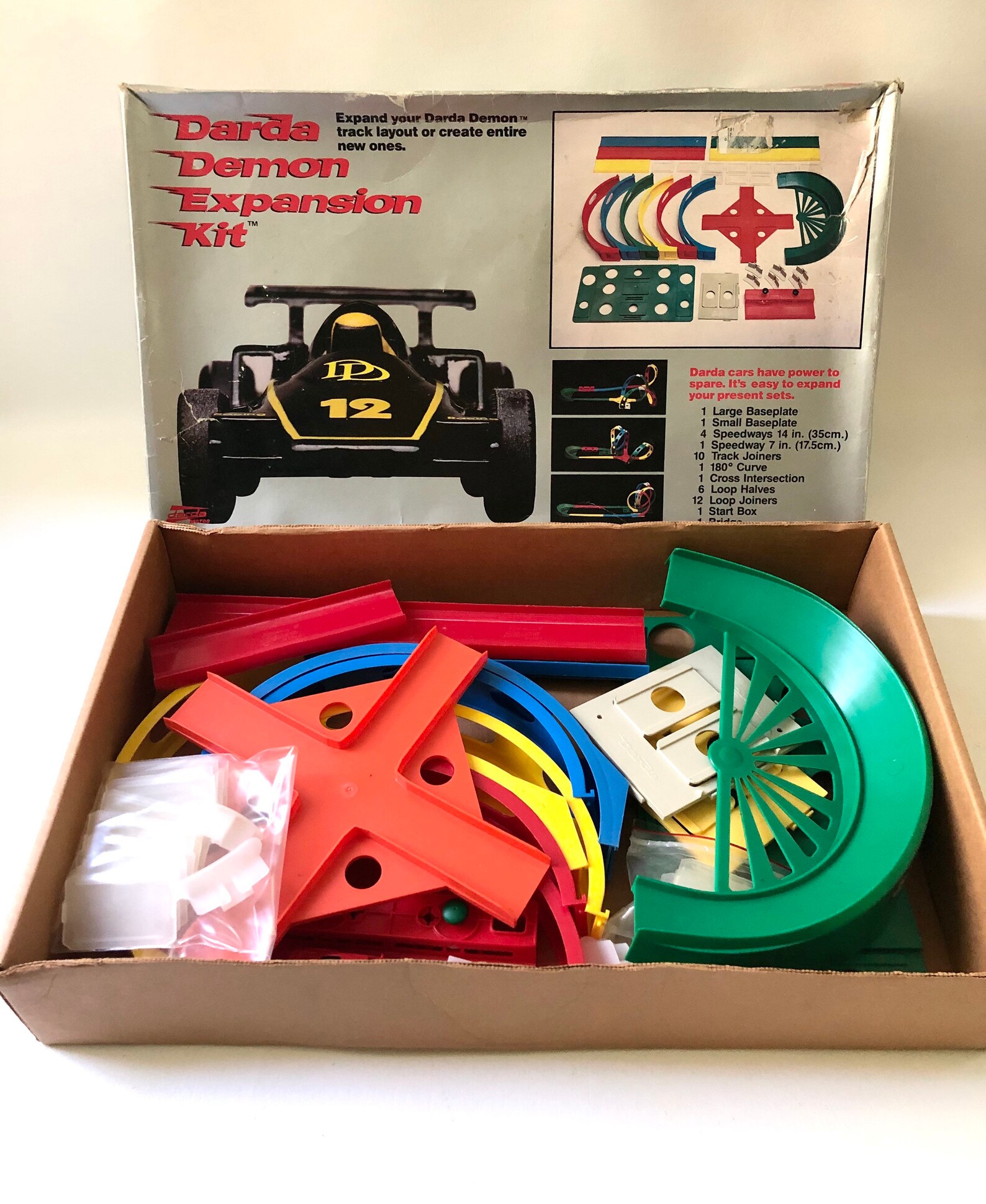 Vintage Darda Demon Expansion Kit Race Track with Car Etsy