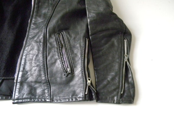 Vintage Black Leather LESCO Coat - image 3