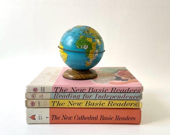 Vintage J. Chein & Co. Metal Globe Bank