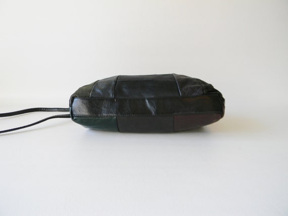 Dark Patchwork Leather Purse - image 4